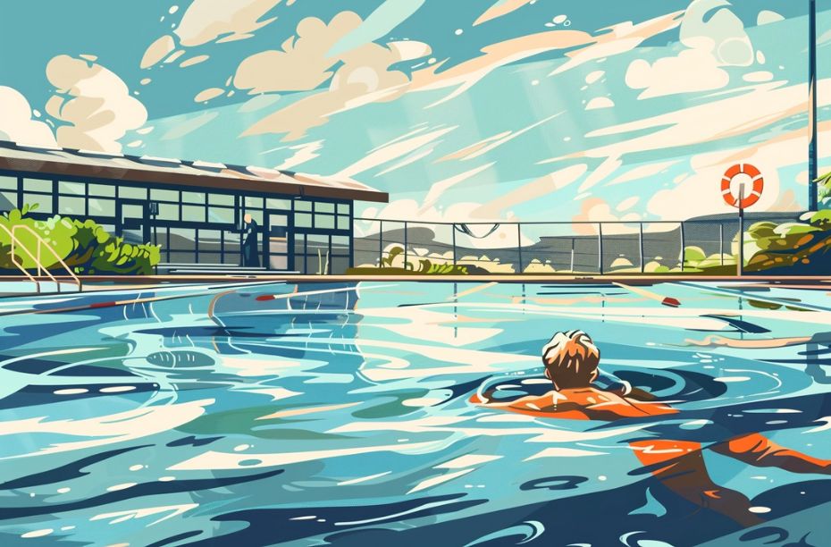 Juiste ligging in het water tijdens het zwemmen