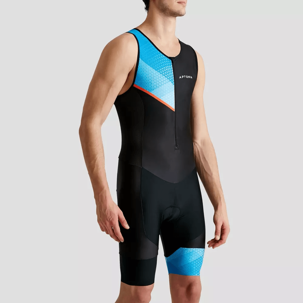 Trisuitherenjongenszwartblauwmouwlozetrisuit 1