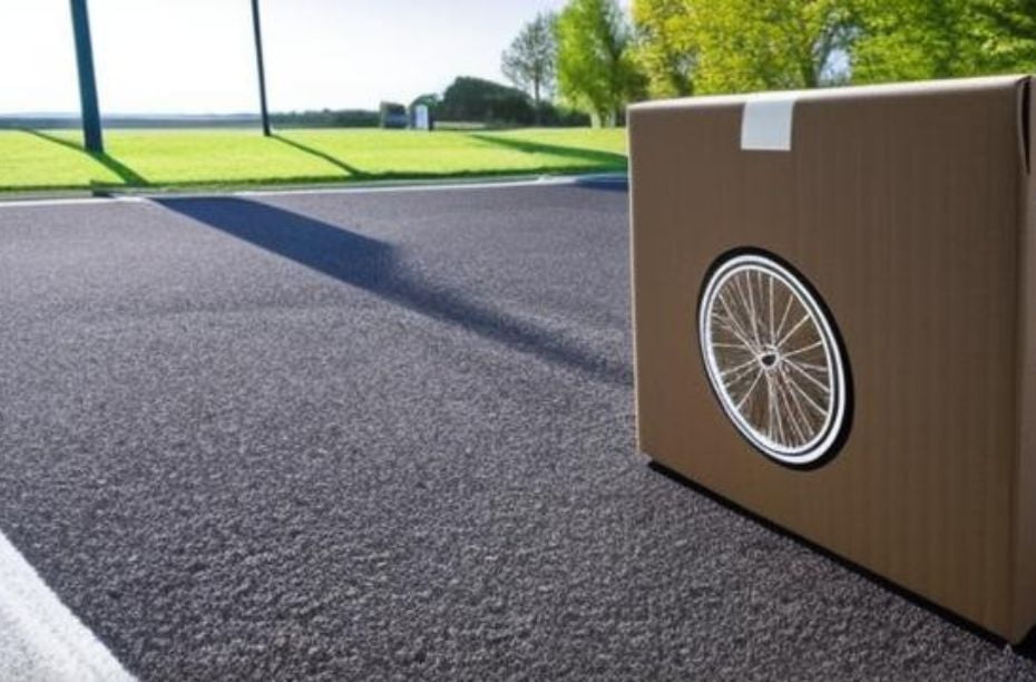 Fietskoffer vliegtuig