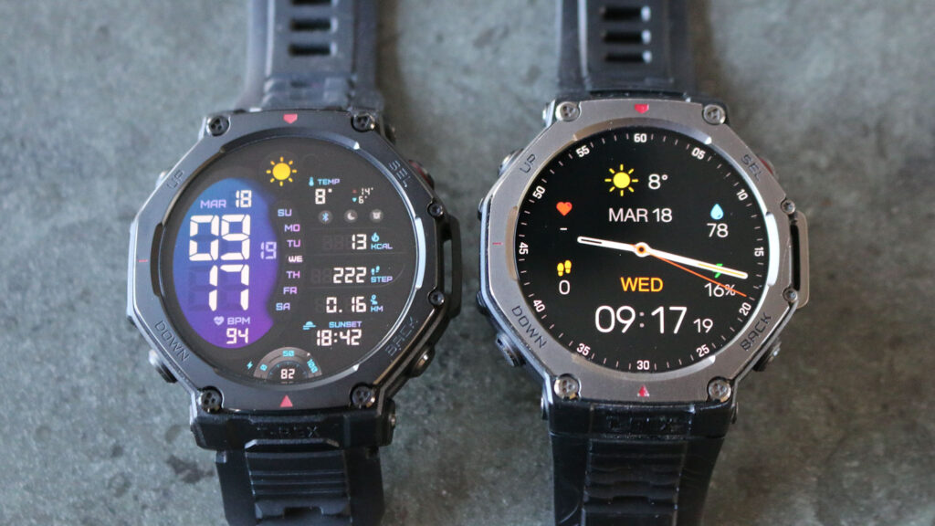 Amazfit T-Rex 3 Pro vergelijking